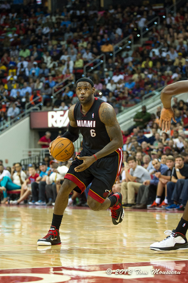See NBA Champs Miami Heat Play In Raleigh