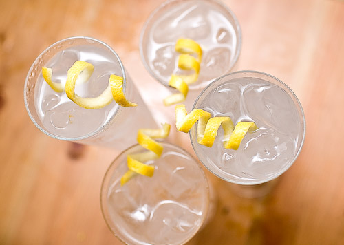 Tom Collins cocktails are usually made with gin, but vodka works great too