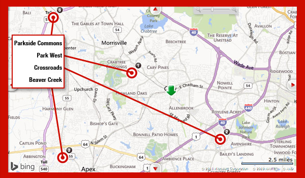 cary-target-stores-map