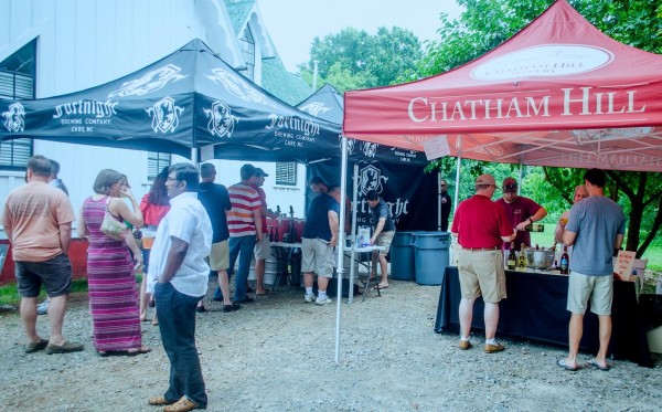 The Beer garden at Chatham Street Chowdown