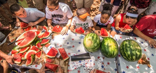 Watermelon eating contest