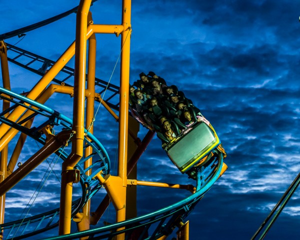roller coaster - nc state fair