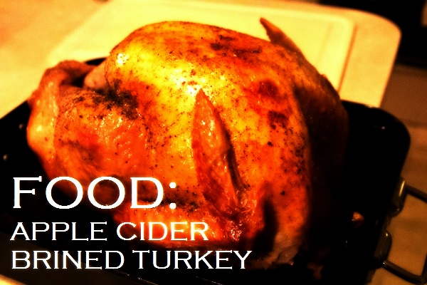 apple cider brined turkey