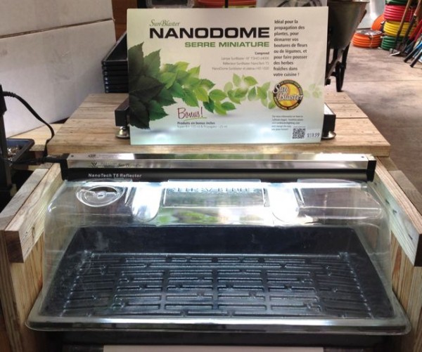 Nannodome makes a neat system for indoor growing