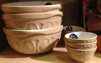 Mason Cash bowls and bread forms are wonderful for the cook you know