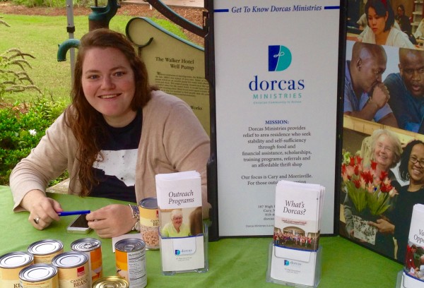 Elllen Frazier of Dorcas Ministries will b accepting donations of non-perishable food at the 2015 Cary Scavenger Hunt
