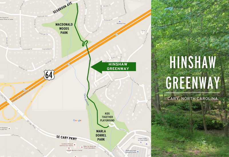 hinshaw-greenway-map