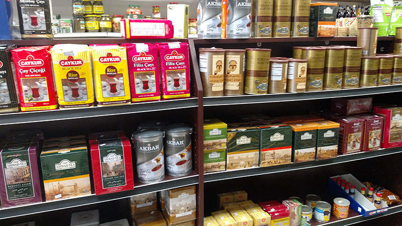 Coffees and teas from around the world at A&S Harmony International Market.