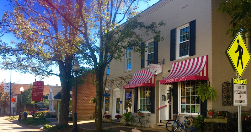 Downtown Cary is home to several locally owned retailers