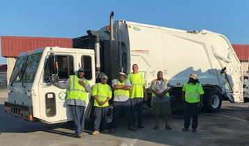 cary fayetteville waste garbage assist volunteers employees